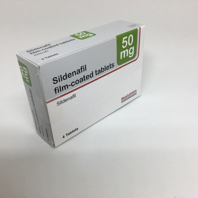 Sildenafil 50mg tablets- 4 pack